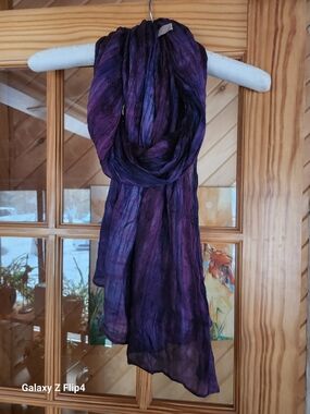 Purple Women's Lightweight Scarf - Stylish Wrap